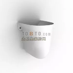 Minimalist Urinal 3d model Minimalist Urinal 3d model