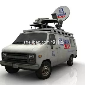 Communication Van 3d model