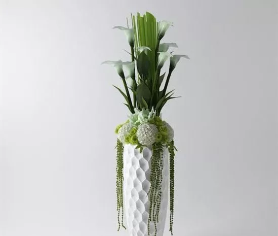 Art Vase Sculpture 3d model