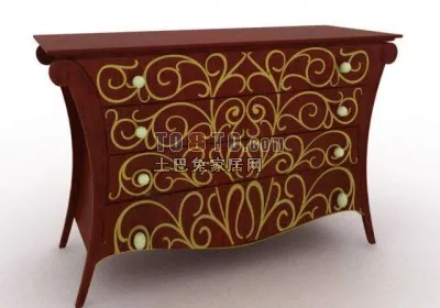 Office Cabinet Library 3d model
