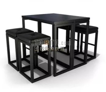 Study Table For Kids 3d model