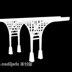 Steel Concrete Bridge 3d model