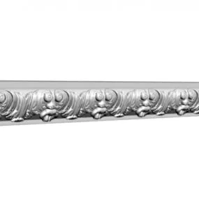 Classic Villa Carved Molding European Style 3d model