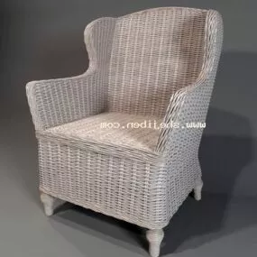 Armchair Bamboo Material Furniture 3d model