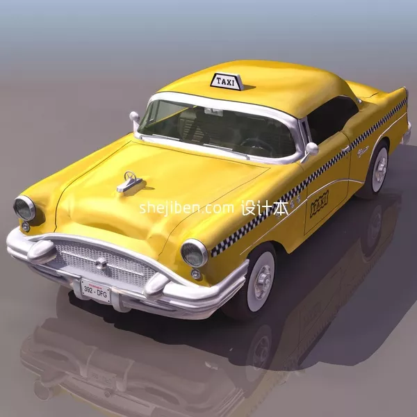 Chinese Police Car Lowpoly 3d model
