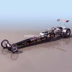 Vintage F1 Racing 3d model