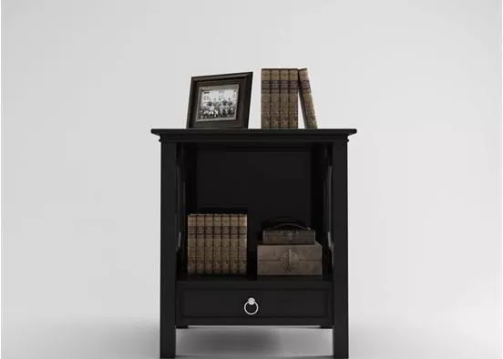 Vintage Solid Wood Bedside Table 3d model Vintage Solid Wood Bedside Table 3d model