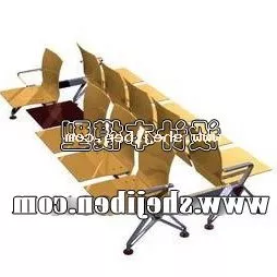 Waiting Area Seat Chair 3d model