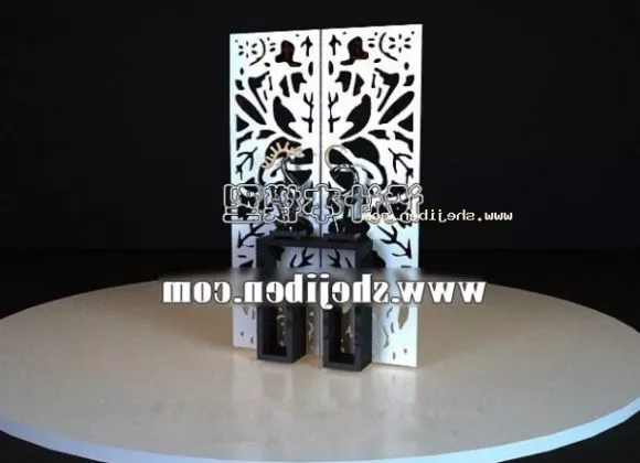 Cnc Wall Screen Partition Divider 3d model Cnc Wall Screen Partition Divider 3d model