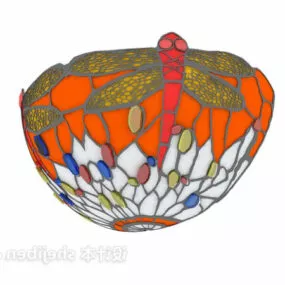 Colorful Shade Wall Lamp 3d model