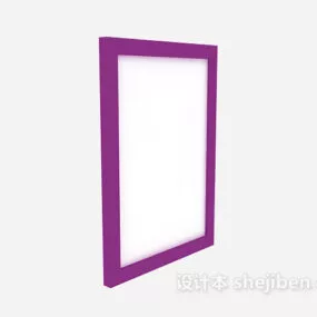 Wall Mount Mirror Frame 3d model
