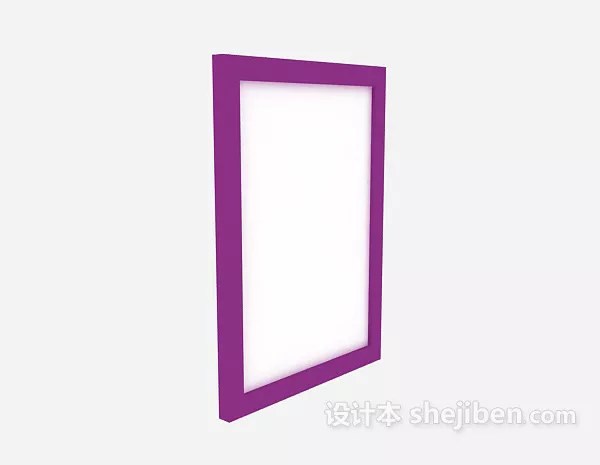 Chinese Window Frame Lattice Pattern 3d model