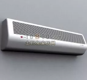 Wall Mounted Air Conditioning Indoor Unit 3d model