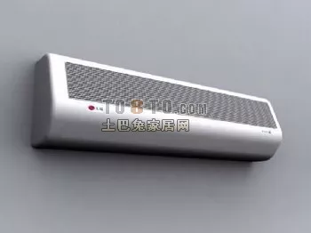Wall Mounted Air Conditioning Indoor Unit 3d model Wall Mounted Air Conditioning Indoor Unit 3d model
