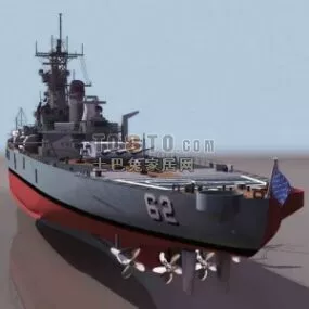 Warship Military Vehicle 3d model