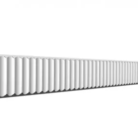 Wave Striped Plaster 3d model