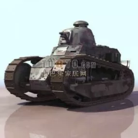 Weapon Ww1 Tank 3d model