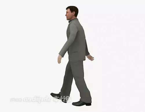 Slender Man Character 3d model