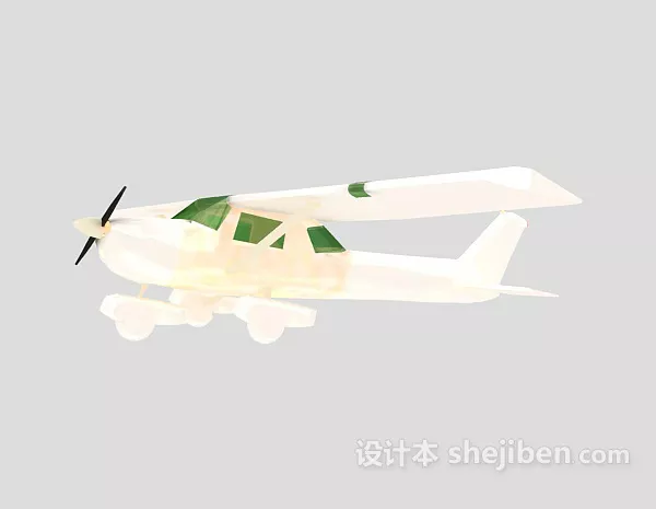 Small Utilities Aircraft 3d model Small Utilities Aircraft 3d model