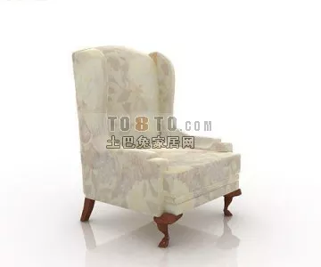 Modern Sofa Upholstered 3d model