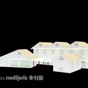 White House Residence 3d model