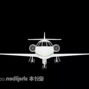 White Plane 3d model