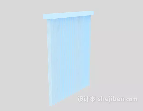 Blue Blind V1 3d model Blue Blind V1 3d model