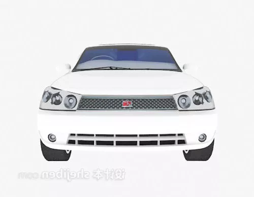 Purple Classic Car 3d model