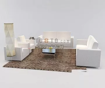 Sofa Monza Smooth Edge 3d model