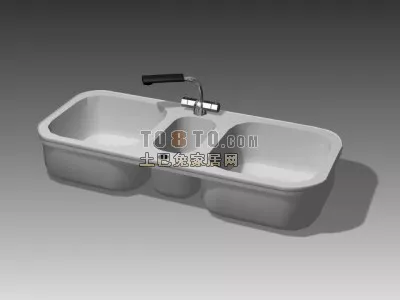 Wash Basin Simply 3d model