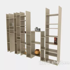 Modern Bogu Shelf Wall Display Cabinet 3d model