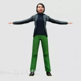 Woman Standing Figure 3d model