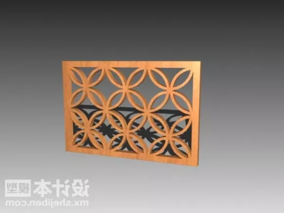 Window Frame Circular Decoration 3d model Window Frame Circular Decoration 3d model