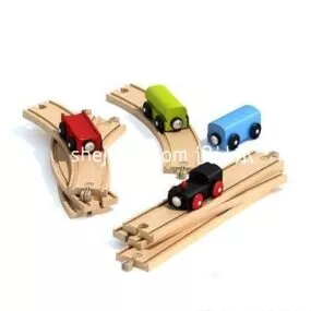 Vehicle Wood Toy 3d model