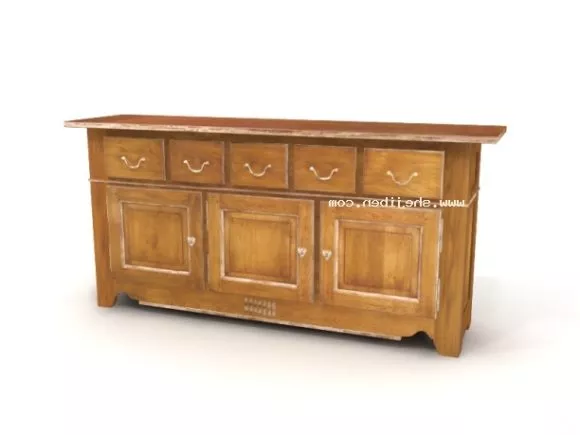 Ash Wall Cabinet 3d model Ash Wall Cabinet 3d model