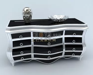Luxury Swing Waiting Station 3d model
