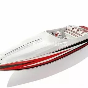 Speed Yacht Ship 3d model