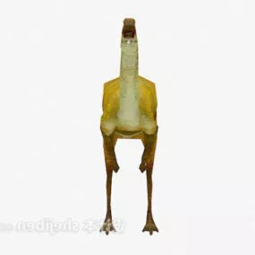 Yellow Dinosaur Animal 3d model