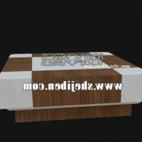 Coffee Table Checker Pattern 3d model