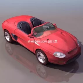 Cabriolet Convertible Car 3d model