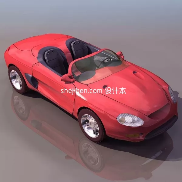 Cabriolet Convertible Car 3d model Cabriolet Convertible Car 3d model