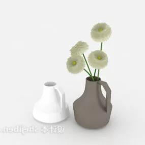 Indoor Plant Pot Decorative 3d model