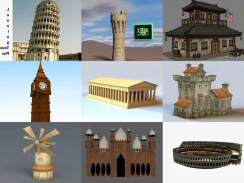 10 Ancient Building Free 3D Models – Week 2020-39