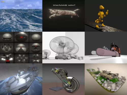 10 Animated Free Blender 3D Models – Week 2020-40