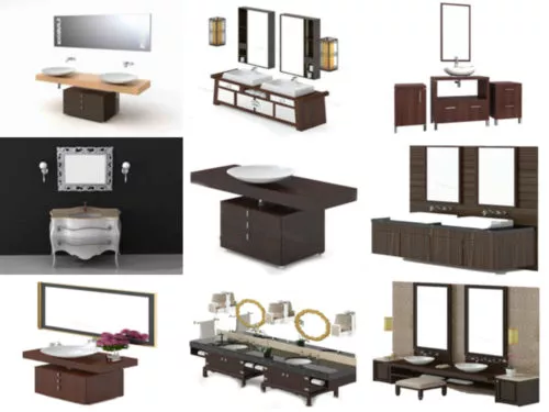10 Bathroom Vanity Free 3D Models – Week 2020-40