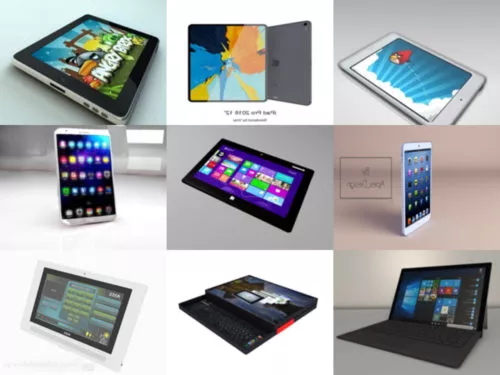 10 Digital Tablet Free 3D Models Collection