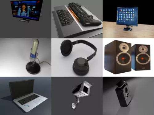10 Gadget Free Blender 3D Models – Week 2020-40