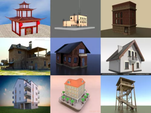 12 Building Free Blender 3D Models – Week 2020-40
