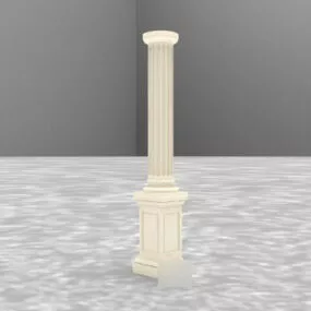 Pillar Daquan Decor V1 3d model
