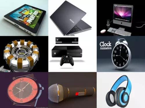 25 High Quality Gadgets Cinema 4D Free 3d Models